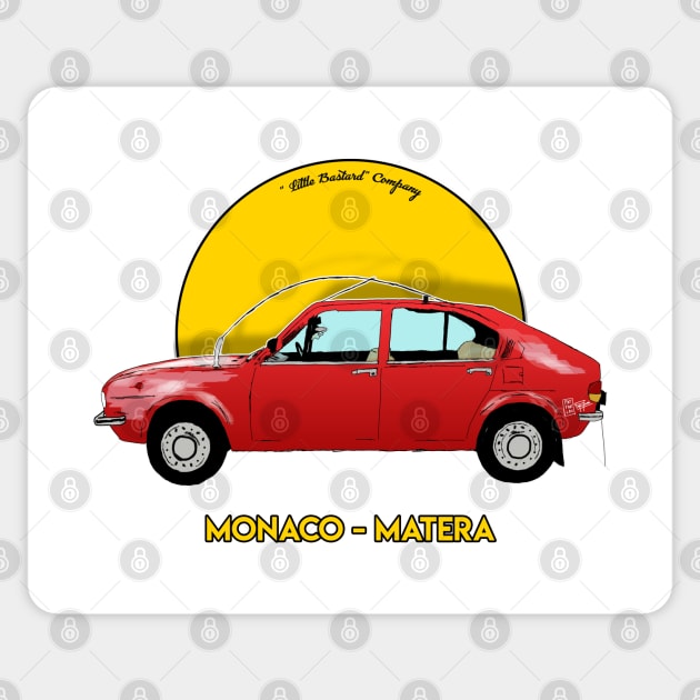 Monaco Matera Sticker by LittleBastard